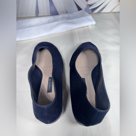 Lafayette 148 New York Navy Flats - Picture 6 of 6